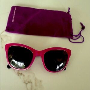 Coach and Keith harring‎ collaboration, pink unisex sunglasses, pink, preowned
